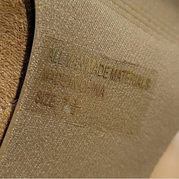 Tan Suede Knee-High Boots - Picture 9 of 9